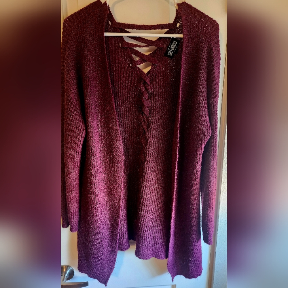 Sweet Wanderer Open Front Cardigan